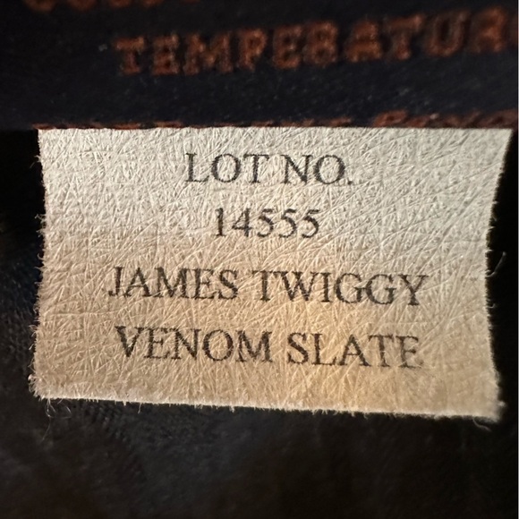 James Jeans Twiggy 5 Pocket Leggings Venom Slate Snakeskin Witchy 90s Size 31 - Picture 8 of 10